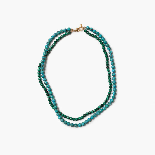 订购6周到｜Chan Luu-Gaia-绿松石 孔雀石 双层 项链［美国设计师］ 商品图1