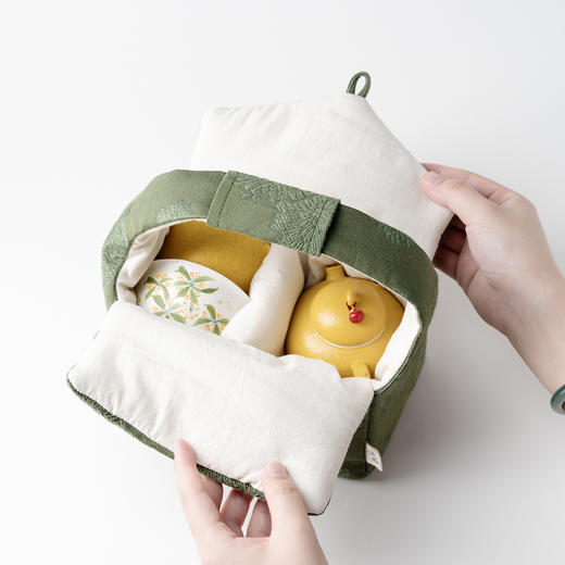 B-YSCH-1021 金桂飘香一壶两杯小套装 商品图1