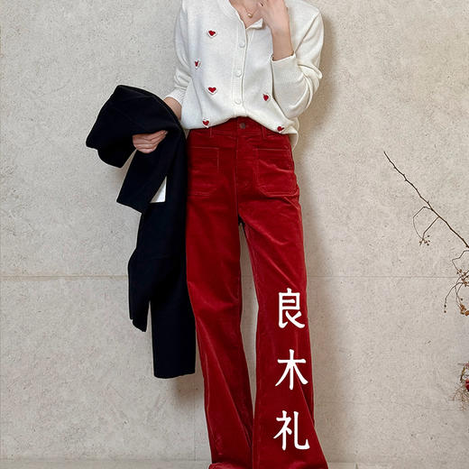 【特价不退换】【部分现货】良木礼灯芯绒长裤（D25103899） 商品图3