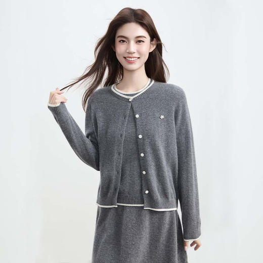 VogoPetite针织开衫100%山羊绒BP133F1506 商品图3