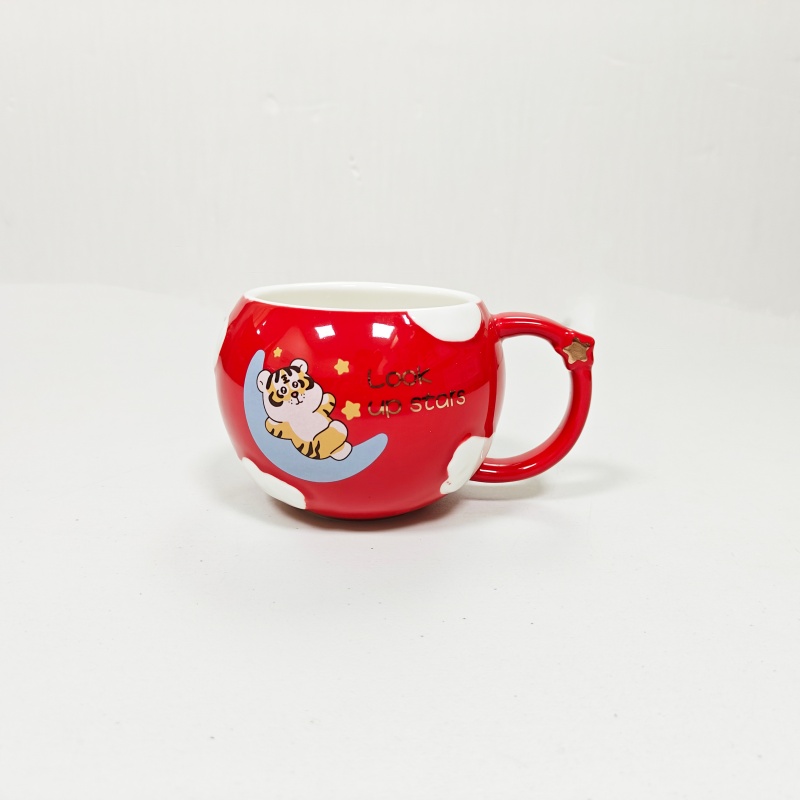 XY-网红水杯ins高颜值家用办公卡通可爱小老虎陶瓷马克杯创意礼物女 5.00元