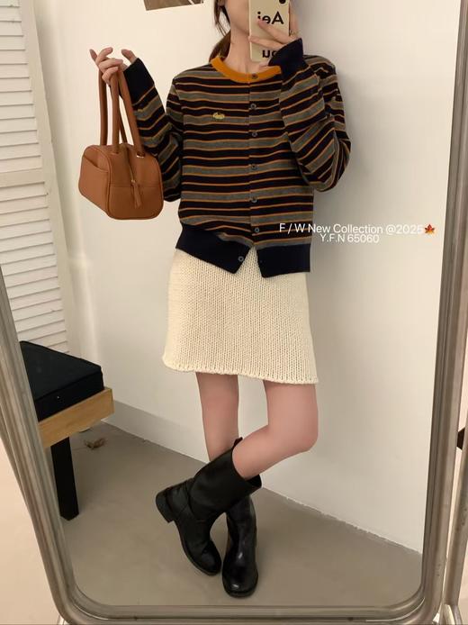 条纹开衫65060 商品图0