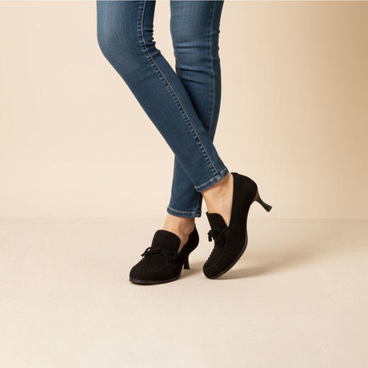 westory2024秋季新款时尚优雅深口单鞋气质百搭细高跟鞋女W24CM74701 商品图8