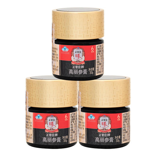 正官庄人参原装进口 6年根高丽参红参膏120g 商品图3