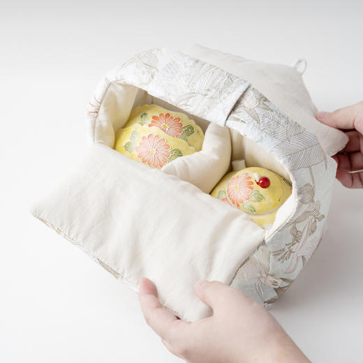 W-YSCH-1033 雏菊蝶语手绘小雏菊一壶两杯小套装 商品图4