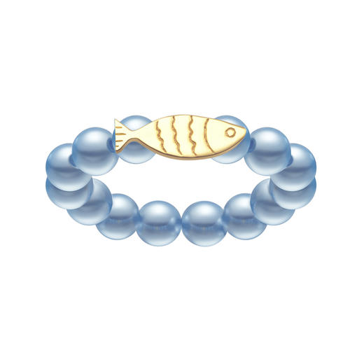 小鱼珍珠戒指 商品图0