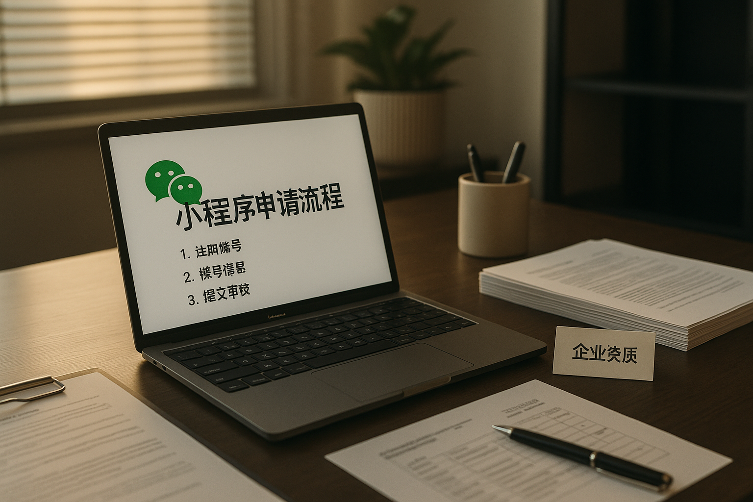 微信小程序注册账号需要什么条件？