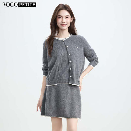VogoPetite针织开衫100%山羊绒BP133F1506 商品图0