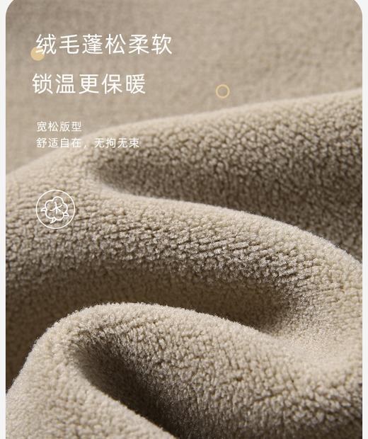 臣禾	【连帽摇粒绒卫衣】半开襟休闲套头上衣	JZ254050175 商品图7