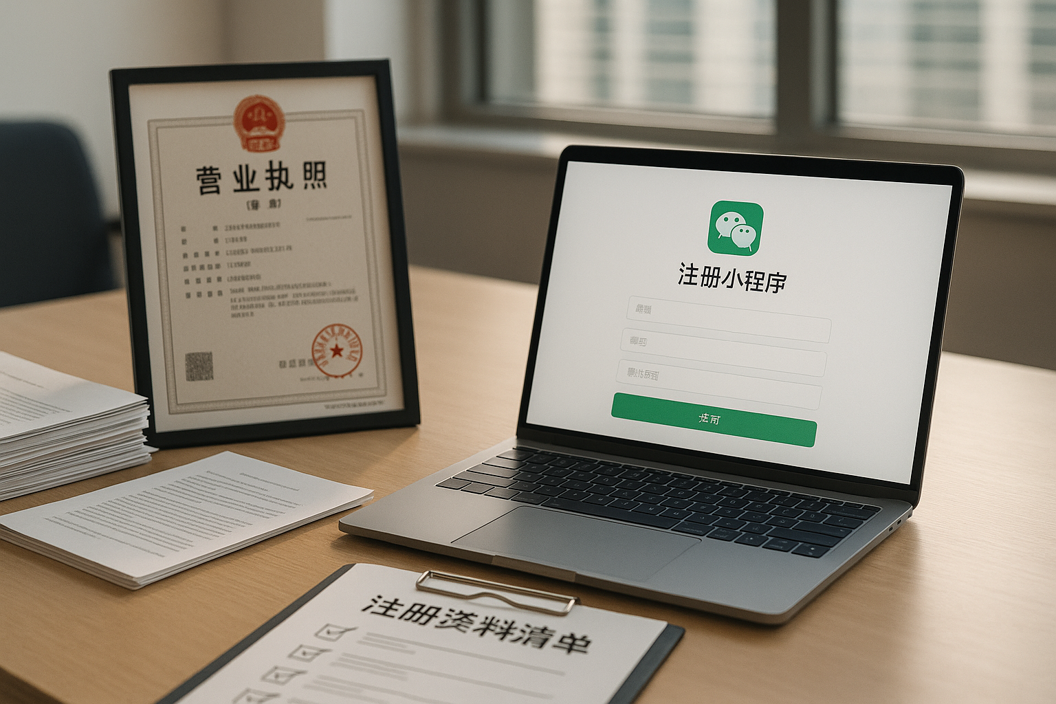 个人注册微信小程序要准备哪些材料？