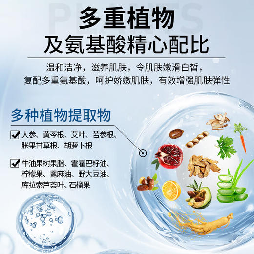 【分仓直发包邮】LK氨基酸海盐净透嫩肤香氛沐浴露500g 商品图2