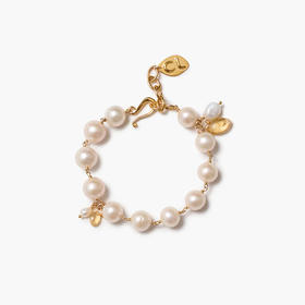 订购6周到｜Chan Luu-Delphine-淡水珍珠 黄水晶 手链［美国设计师］