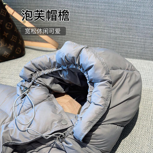 【云朵短款泡芙羽绒服】短款显瘦 云朵触感 高蓬松零压感 轻盈保暖不臃肿 商品图5