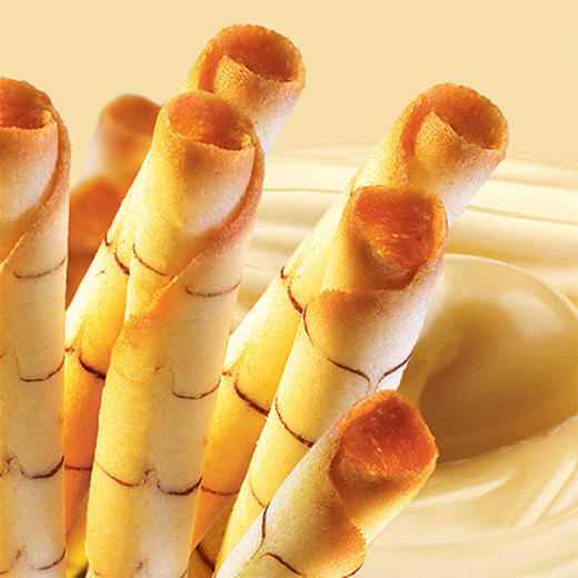 TATAWA龙舌卷-黄油味/咖啡味/奶酪味蛋卷(饼干)100g/152821/152822/152823  轻薄酥脆 食用更放心 老少皆宜 商品图1