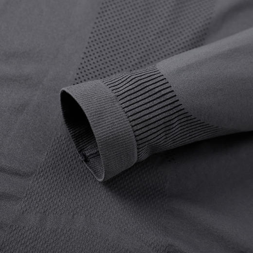 卡尔美一体织“昕雪”系列男士运动速干衣长袖紧身衣9543TL1082 商品图6