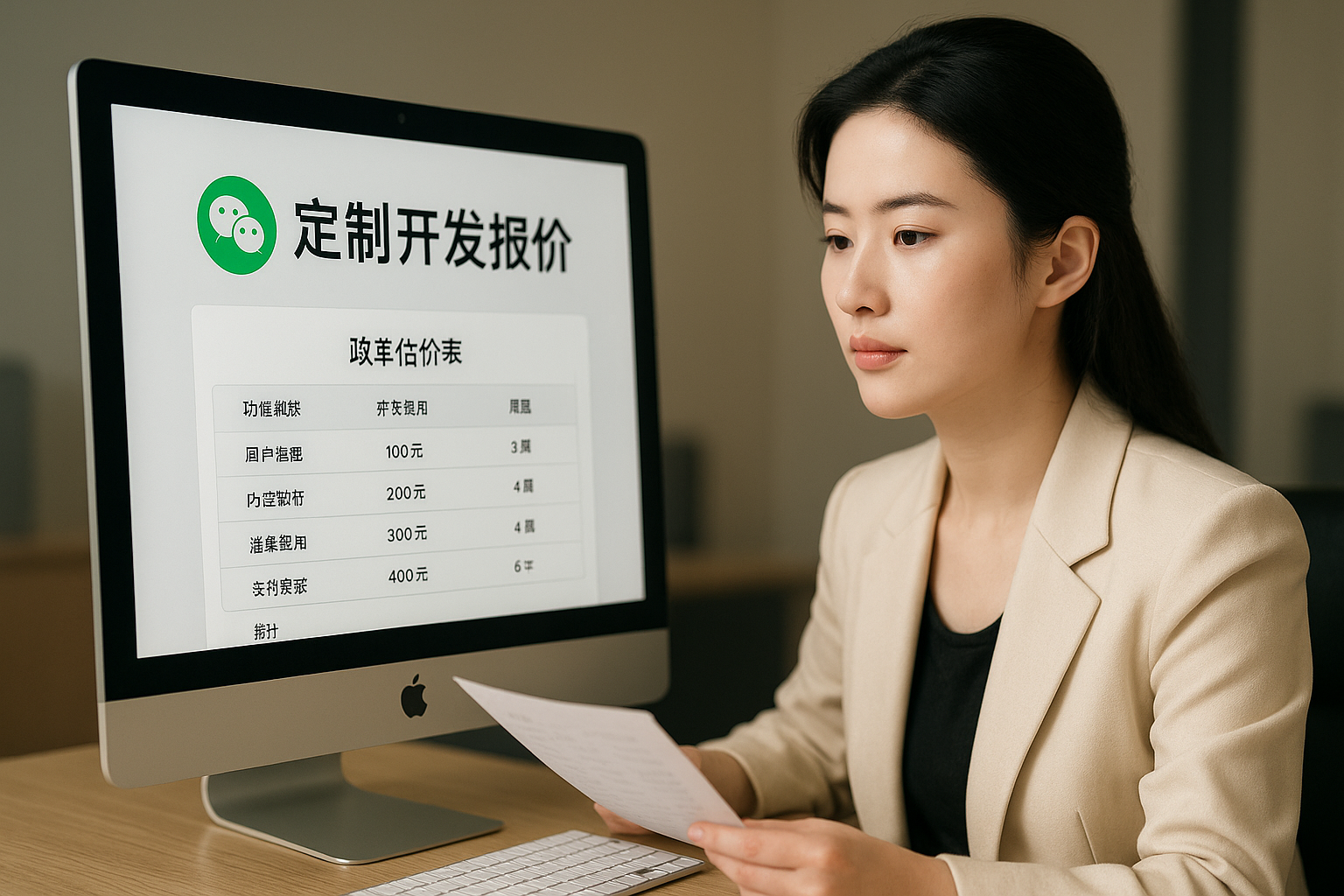 定制开发价格区间一般是多少？