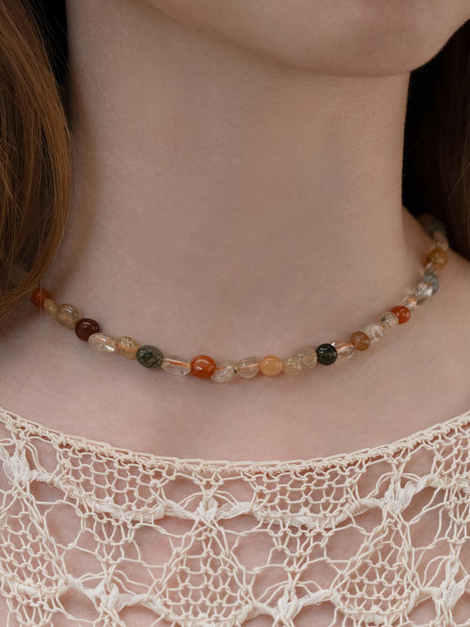 发晶串珠项链 商品图1