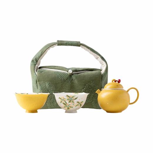 B-YSCH-1021 金桂飘香一壶两杯小套装 商品图0