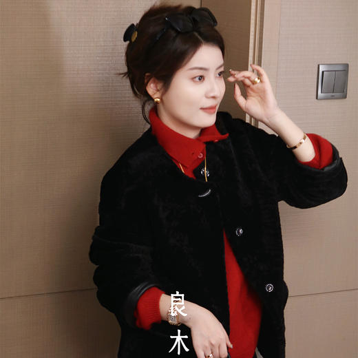 【预售7天】良木礼皮毛一体外套(D25102684F) 商品图4