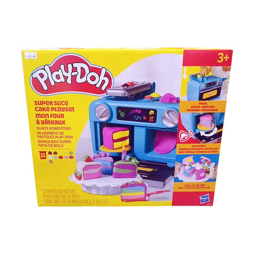 孩之宝 Hasbro 培乐多超级蛋糕机彩泥玩具套装HASCG04975C00 商品图0