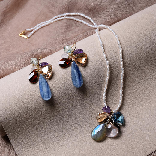 北京仓｜Chan Luu-Trove-多宝石 吊坠 珍珠 串珠 项链［美国设计师］ 商品图3