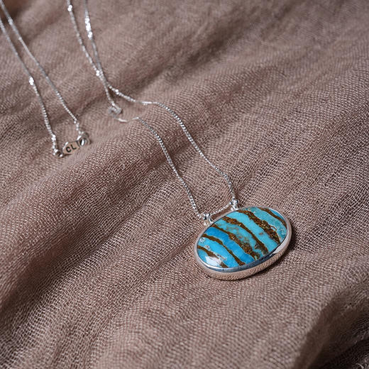 北京仓｜Chan Luu-Aruba-绿松石 吊坠 长项链［美国设计师］ 商品图3