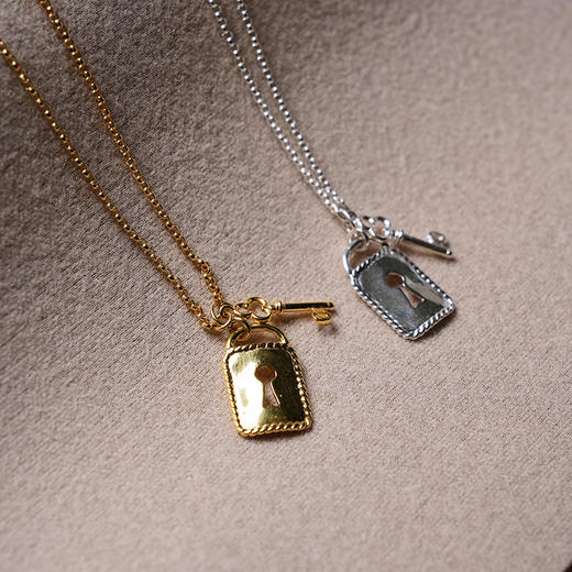 北京仓｜Chan Luu-Mini Padlock-银色 挂锁 吊坠 项链［美国设计师］ 商品图7