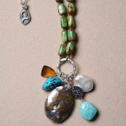 北京仓｜Chan Luu-Mael Charm-多宝石 吊坠 串珠 项链［美国设计师］ 商品图3