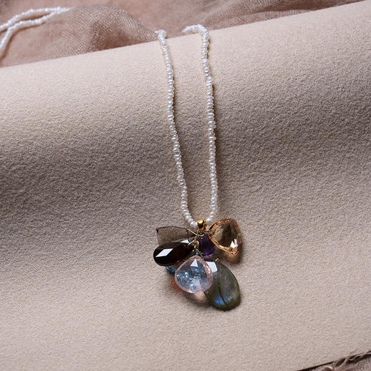 北京仓｜Chan Luu-Trove-多宝石 吊坠 珍珠 串珠 项链［美国设计师］ 商品图0