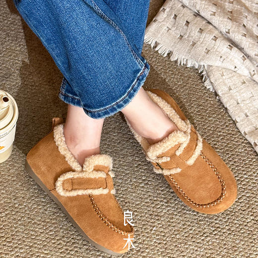 【特价不退不换】【预售7天】良木礼牛反绒皮鞋（D25103456） 商品图1