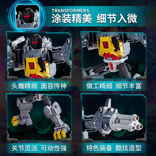 孩之宝 Hasbro 变形金刚塞伯世界钢索HASCG07485C00 商品图2