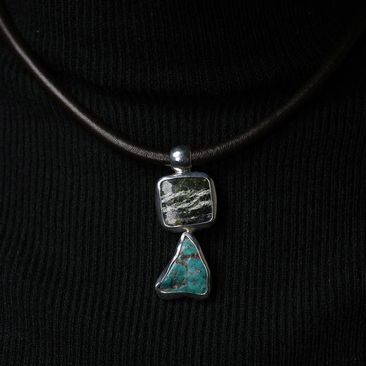 北京仓｜Chan Luu-Totem-图腾 绿松石 吊坠 皮革绳 项链［美国设计师］ 商品图4