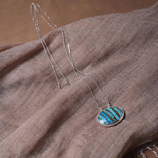 北京仓｜Chan Luu-Aruba-绿松石 吊坠 长项链［美国设计师］ 商品图0