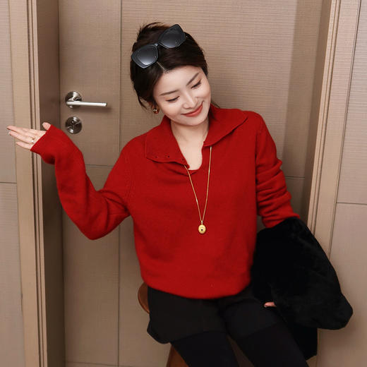 【特价不退换】【预售7天】良木礼山羊绒上衣（D25102355F） 商品图3