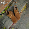 预售|Safiya/索菲娅2025美拉德绒面魔术贴圆头百搭软底休闲复古短踝靴SFD4116192 商品缩略图1