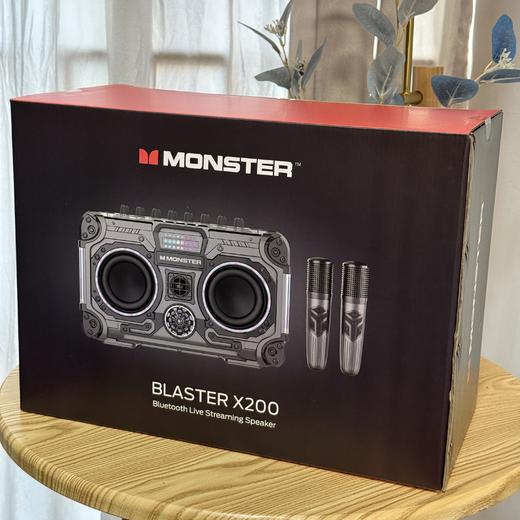 Monster魔声 机甲风蓝牙K歌音响 配无线麦克风 BLASTER X200 商品图6