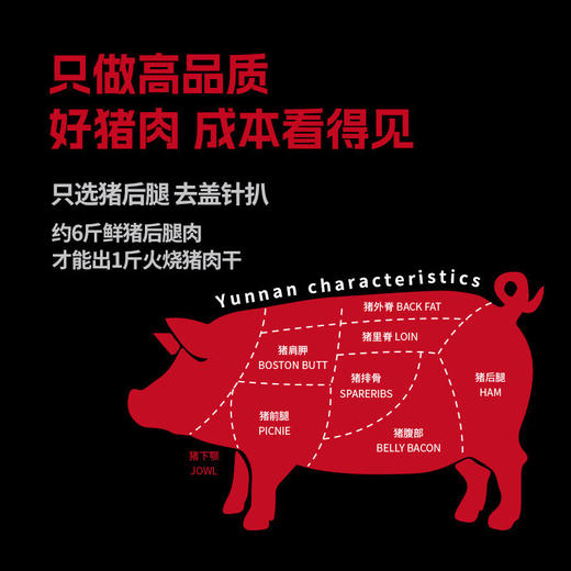 蜜禾黄金炙烤猪肉干巴48g 商品图2