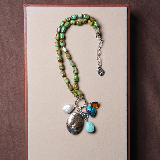 北京仓｜Chan Luu-Mael Charm-多宝石 吊坠 串珠 项链［美国设计师］ 商品图0