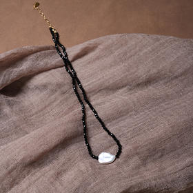 北京仓｜Chan Luu-Claire-珍珠 吊坠 缟玛瑙 串珠 项链［美国设计师］