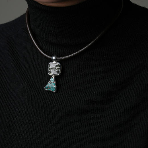 北京仓｜Chan Luu-Totem-图腾 绿松石 吊坠 皮革绳 项链［美国设计师］ 商品图3