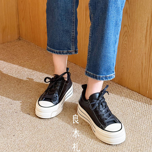 【特价不退不换】【预售7天】良木礼厚底增高鞋（D25103352） 商品图3