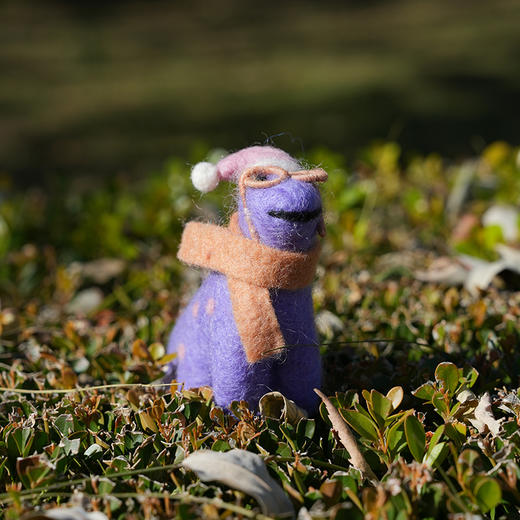 北京仓｜Felt So Good-Demi the Dinosaur-冬日小恐龙黛米 羊毛毡 挂件［英国设计师］ 商品图3