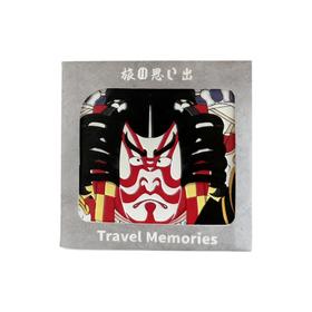 momobox 冰箱贴 旅忆系列 歌舞伎脸谱 5.8*5.8cm 纪念品 旅行手信