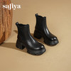 Safiya/索菲娅2025英伦风时尚厚底圆头百搭轻便增高切尔西靴SFD4116417 商品缩略图6