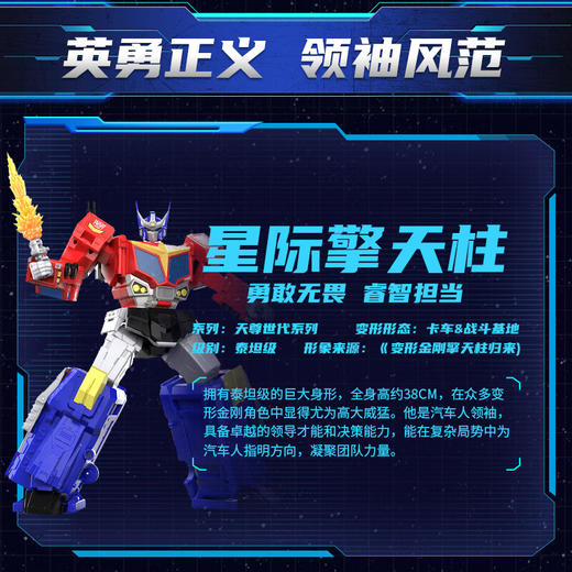 孩之宝 Hasbro 变形金刚天尊世代泰坦级十三天元之星际擎天柱HASCG0470CS60 商品图1