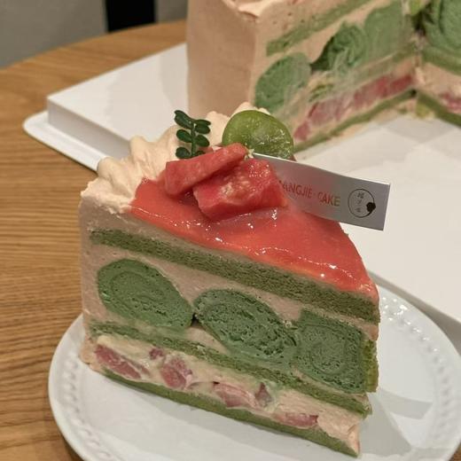 【抹茶芭乐可丽卷蛋糕】氛围感水果蛋糕 商品图1