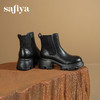 Safiya/索菲娅2025英伦风时尚厚底圆头百搭轻便增高切尔西靴SFD4116417 商品缩略图5