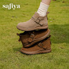 预售|Safiya/索菲娅2025美拉德绒面魔术贴圆头百搭软底休闲复古短踝靴SFD4116192 商品缩略图5