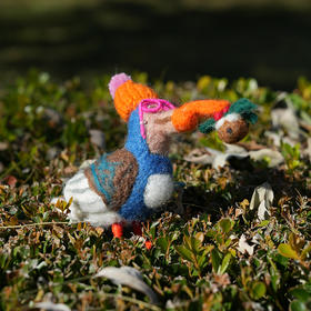 北京仓｜Felt So Good-Festive Dodo-穿彩色毛衣的渡渡鸟 羊毛毡 挂件［英国设计师］