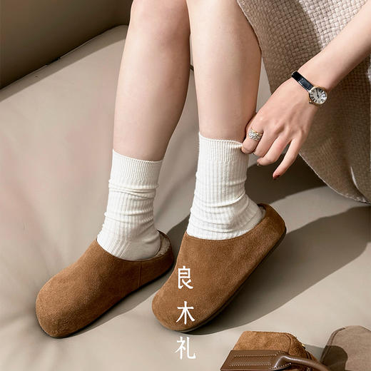 【特价不退不换】【预售7天】良木礼牛反绒鞋（D251101470） 商品图0